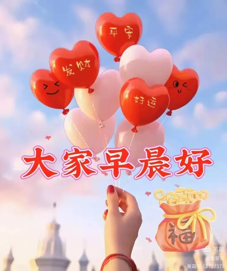 大家早上好问候语大全(一一七)星期二 编辑/制作:金翠芬